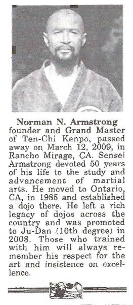 Norman Armstrong obituary